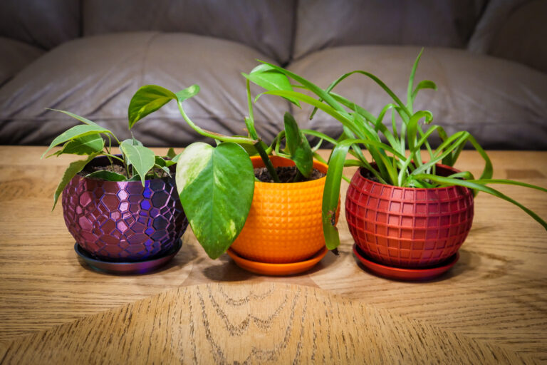 3D printed textured planter