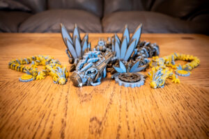 steampunk dragon fidget toy