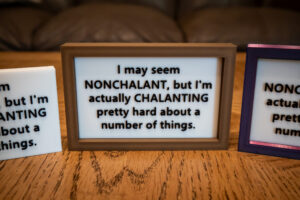 funny desk sign