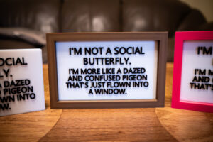 funny desk sign