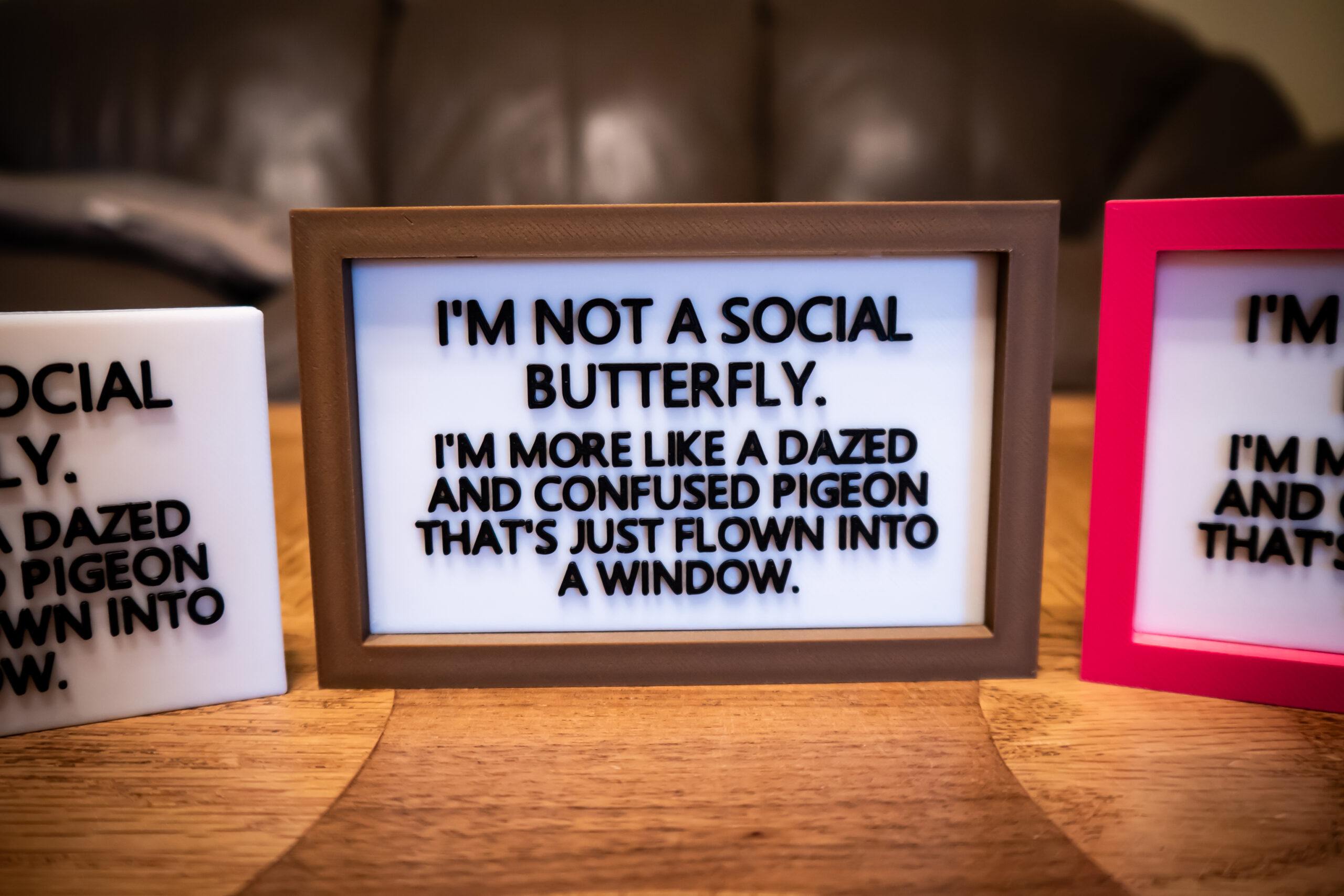 funny desk sign