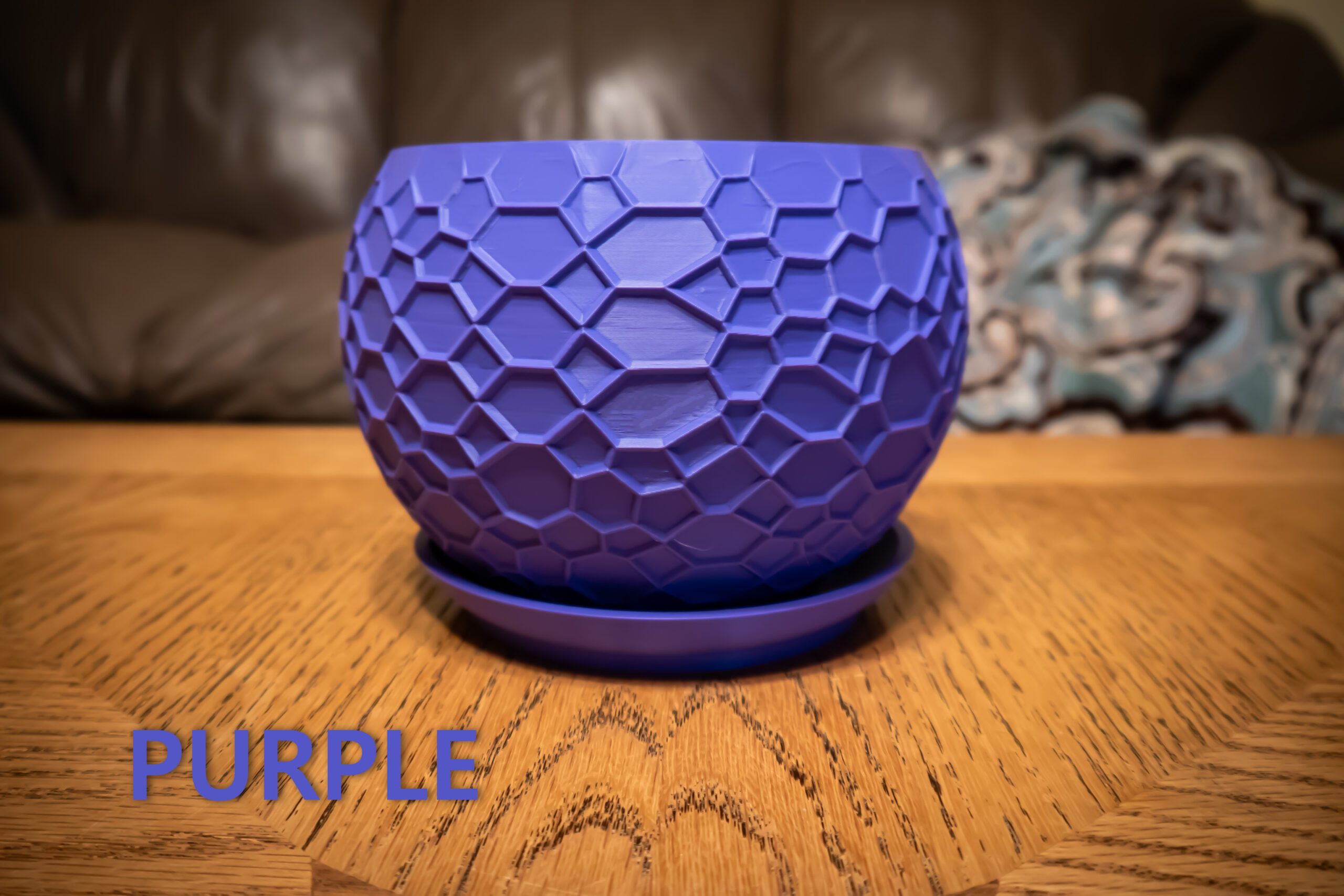 3D Printed Textured Planter 4"/6" (Plant not included) - Image 15