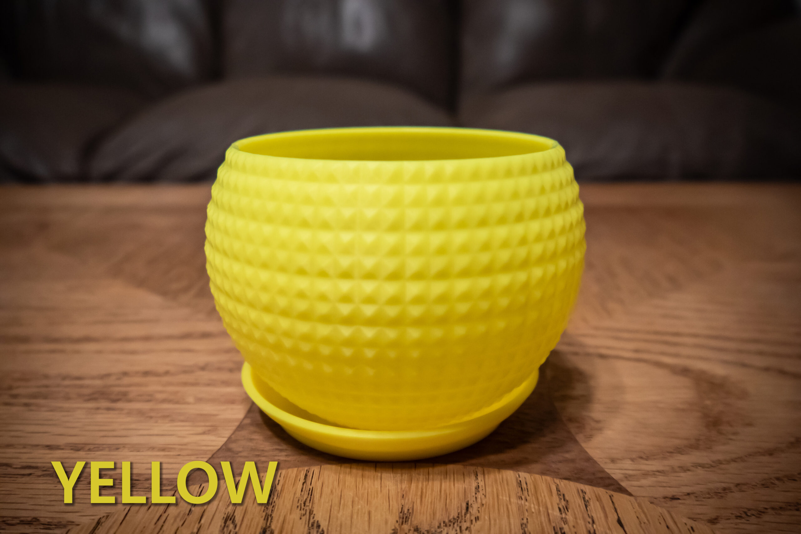 3D Printed Textured Planter 4"/6" (Plant not included) - Image 16