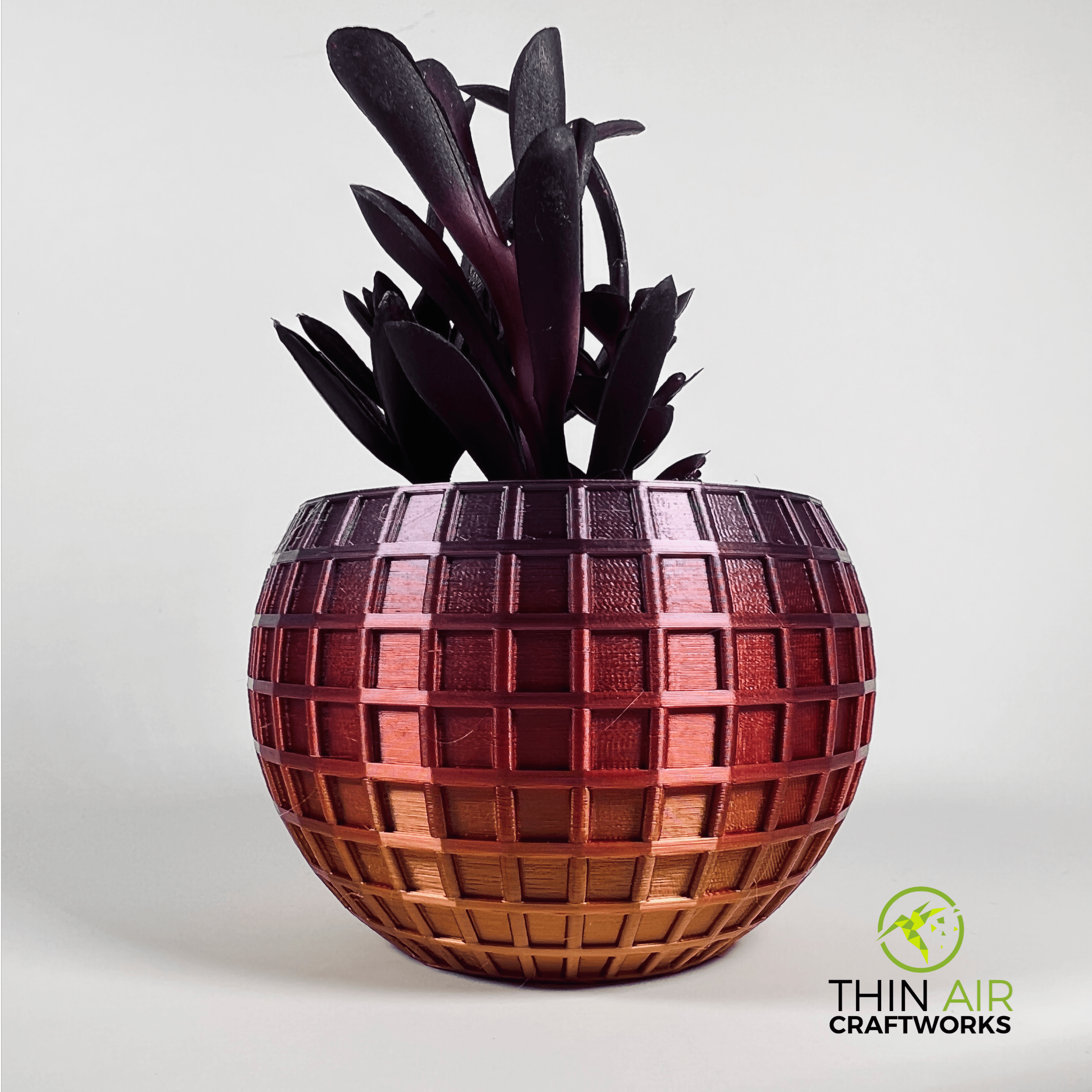 3D Printed Textured Planter 4"/6" (Plant not included) - Image 7
