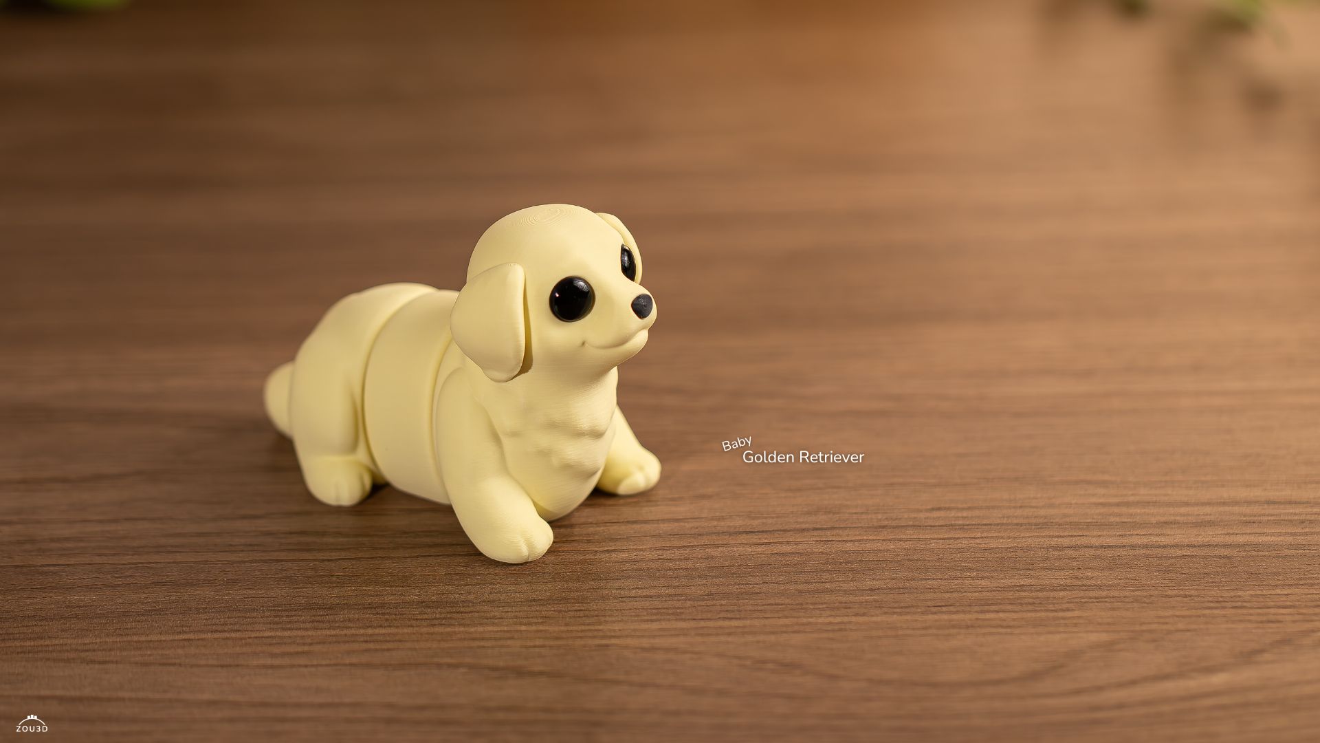 Baby Golden Retriever Fidget Toy/Keychain - Image 5
