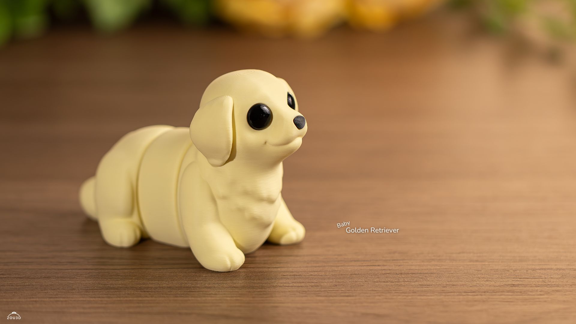 Baby Golden Retriever Fidget Toy/Keychain - Image 6