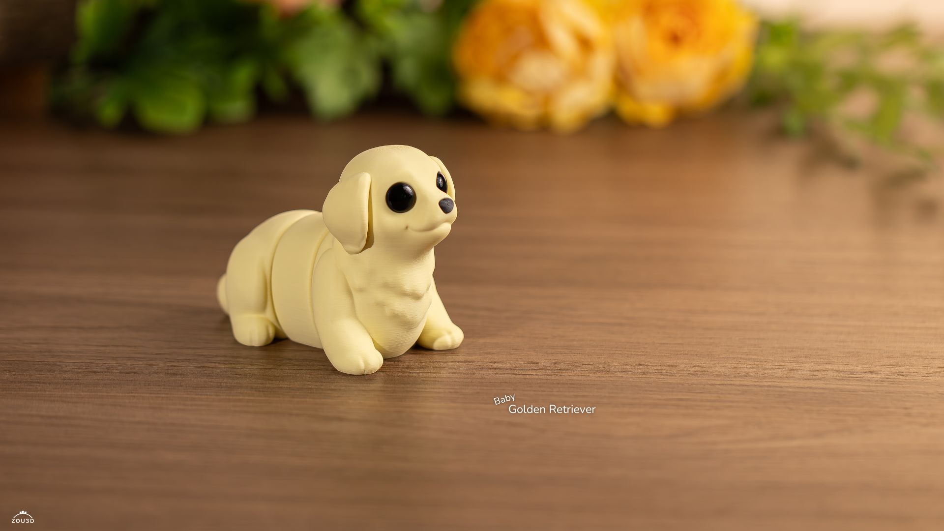 Baby Golden Retriever Fidget Toy/Keychain - Image 7
