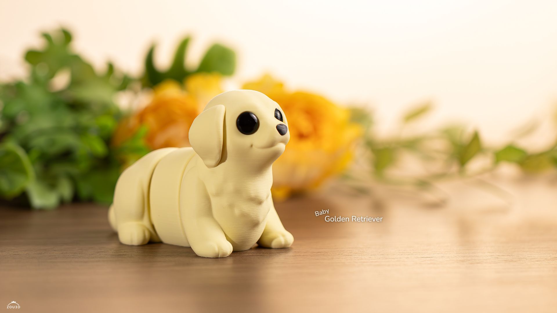 Baby Golden Retriever Fidget Toy/Keychain - Image 8